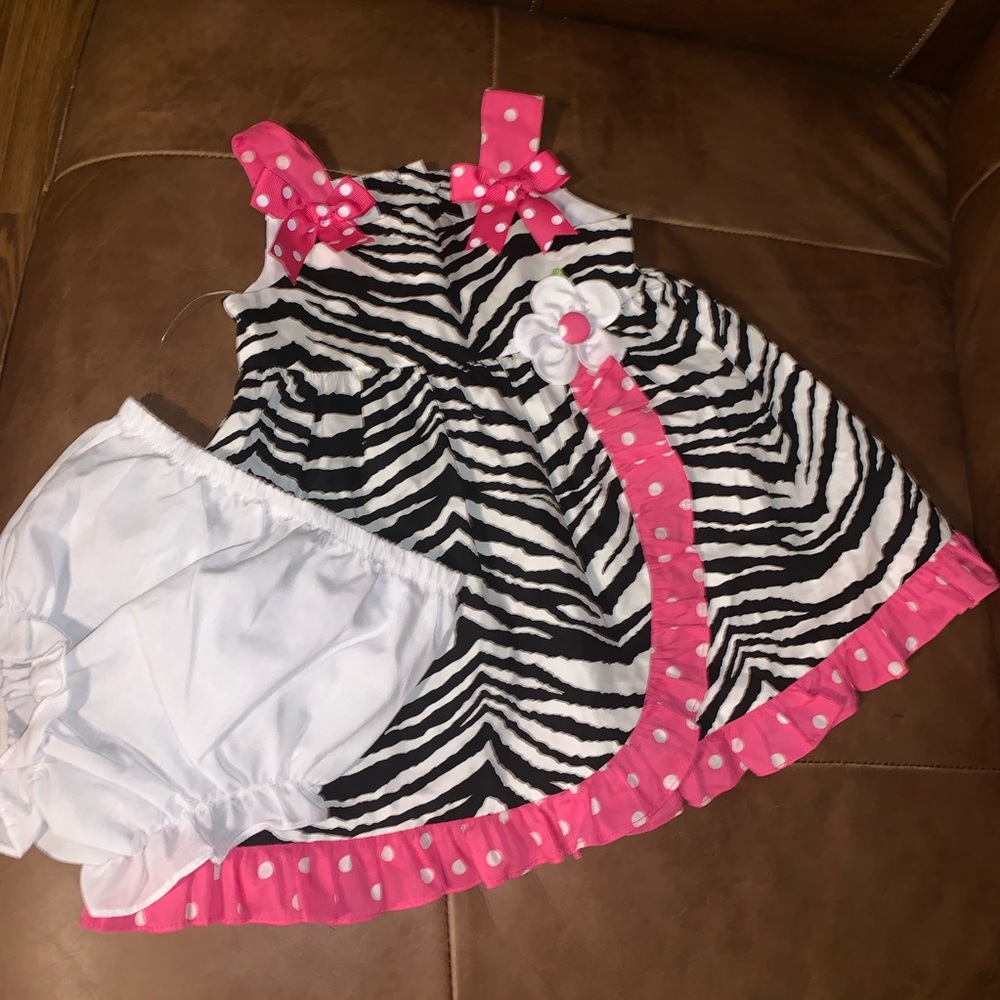 Rare edition 2 piece set girl black dress size 12m